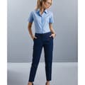 Miniatyrbilde 2 av 3: Russell Collection Ladies/Womens Short Sleeve Easy Care Oxford Shirt
