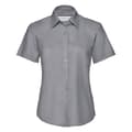 Miniatyrbilde 1 av 2: Russell Collection Ladies/Womens Short Sleeve Easy Care Oxford Shirt