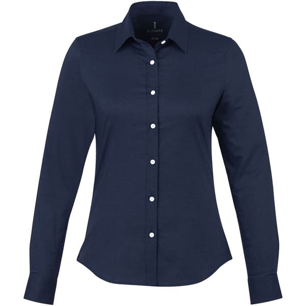 Elevate Vaillant Long Sleeve Ladies Shirt Navy Blue XXL