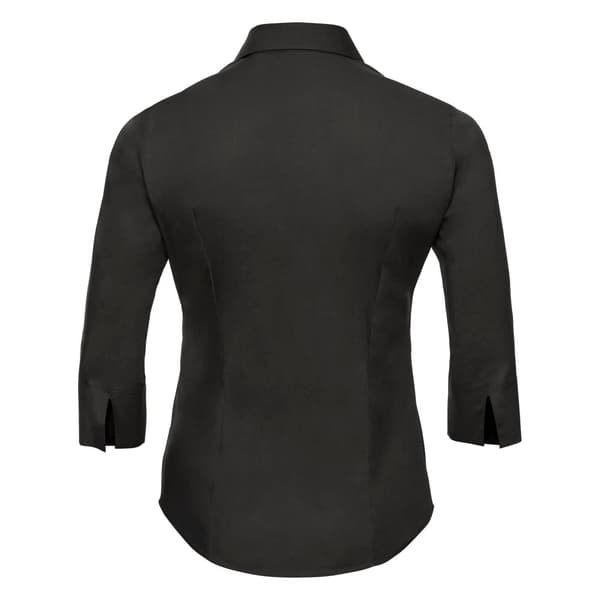 Russell Collection Ladies/Womens 3/4 Sleeve Easy Care Fitted Shirt