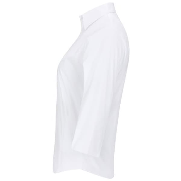 Russell Collection Ladies/Womens 3/4-ärmad skjorta med lätt skötsel som är lätt att sköta