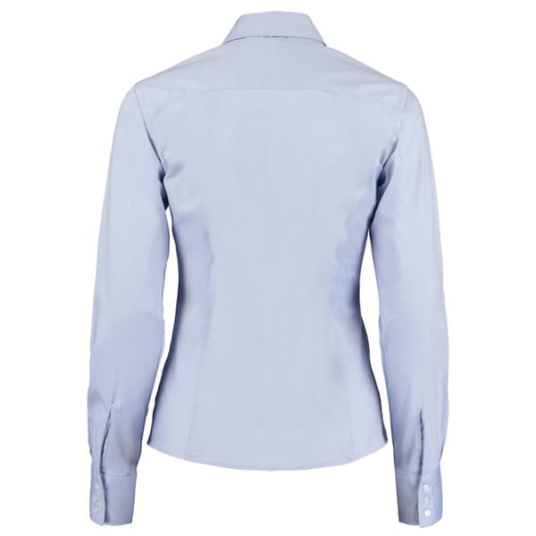 Kustom Kit Ladies Corporate langærmet Oxford-skjorte med lange ærmer