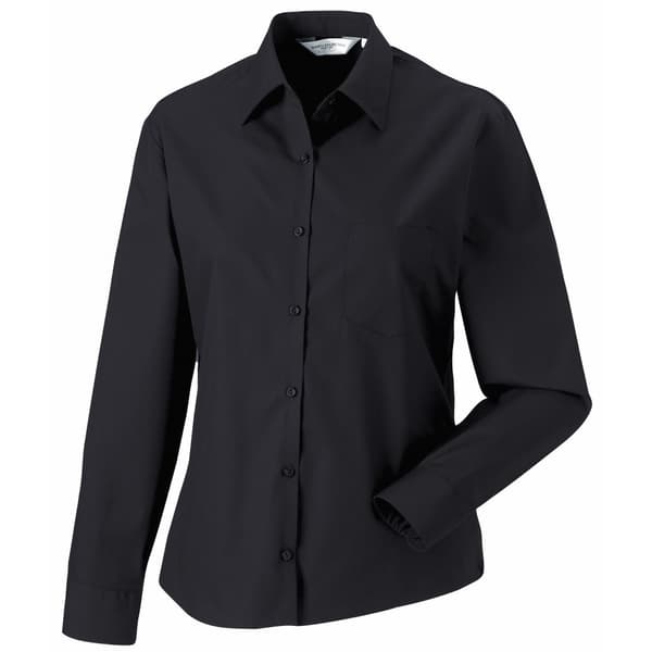 Jerzees Ladies/Womens Long Sleeve Pure Cotton Work Shirt