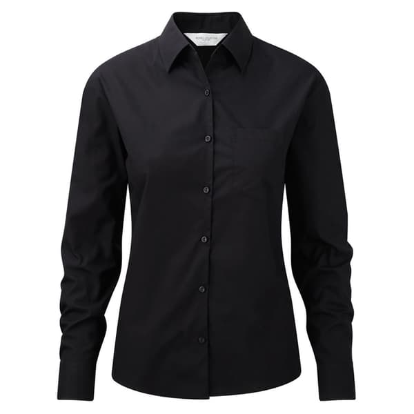 Jerzees Ladies/Womens Long Sleeve Pure Cotton Work Shirt