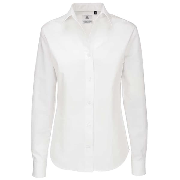 B&C Womens/Ladies Sharp Twill Long Sleeve Shirt