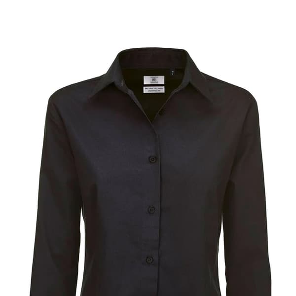 B&C Womens/Ladies Sharp Twill Long Sleeve Shirt