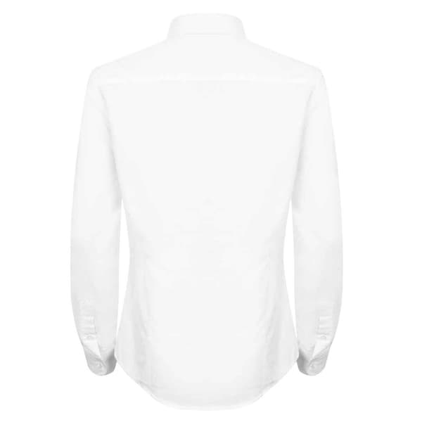 Henbury Womens/Ladies Modern Long Sleeve Oxford Shirt