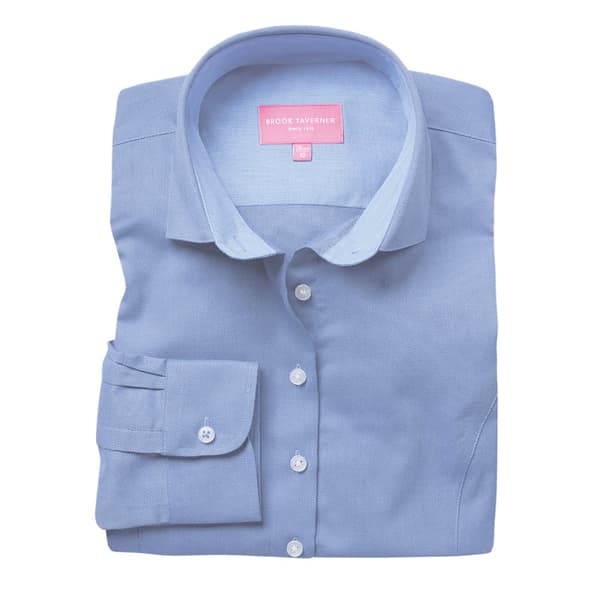 Brook Taverner Womens/Ladies Aspen Long Sleeve Oxford Shirt