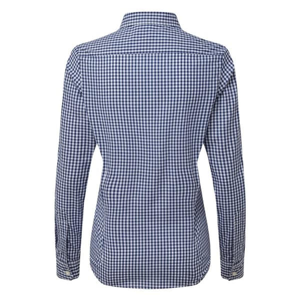 Premier Womens/Ladies Maxton Check Long Sleeve Shirt