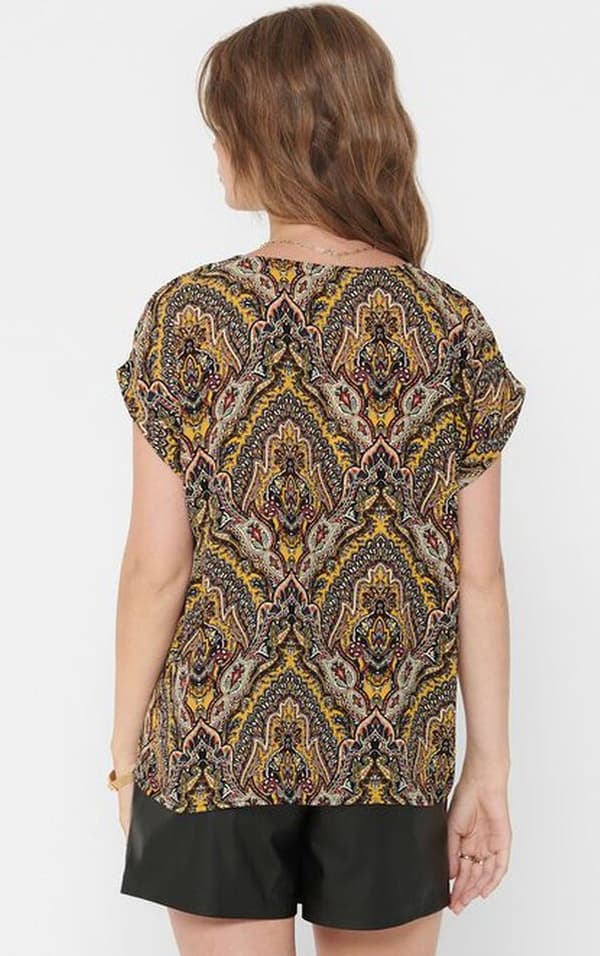 Only - onlHanna SS Button Top