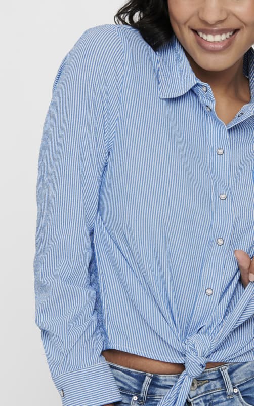 Only - onlLecey Stripe Knot Shirt
