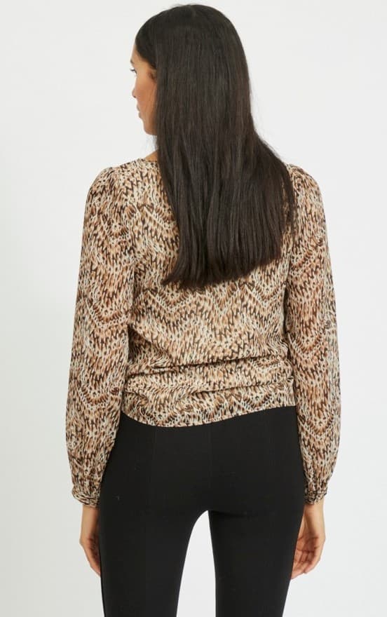 Vila - Visunara LS Top Liza Print