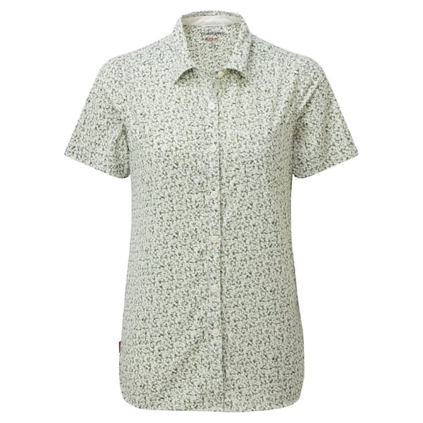 Craghoppers Womens/Ladies Tayma Short-Sleeved Shirt Sage Green 10 UK