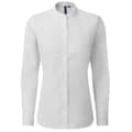 Miniatyrbilde 1 av 2: Premier Womens/Ladies Banded Grandad Collar Formal Shirt