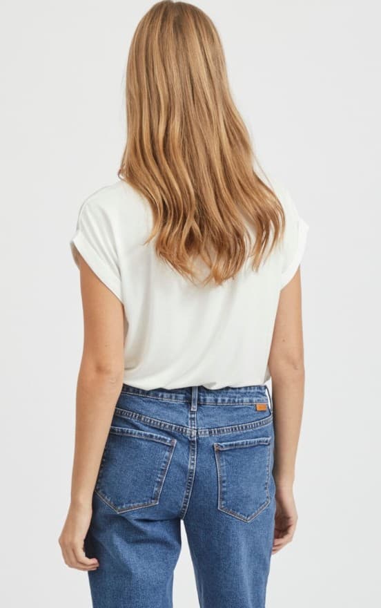 Vila - Viellette SS Satin Top