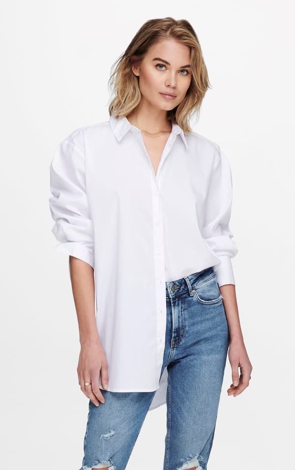 Jacqueline - jdyMio LS Long Shirt Vit 38
