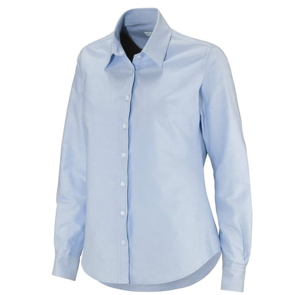 Cottover Womens/Ladies Oxford Formal Shirt Light Blue 16 UK