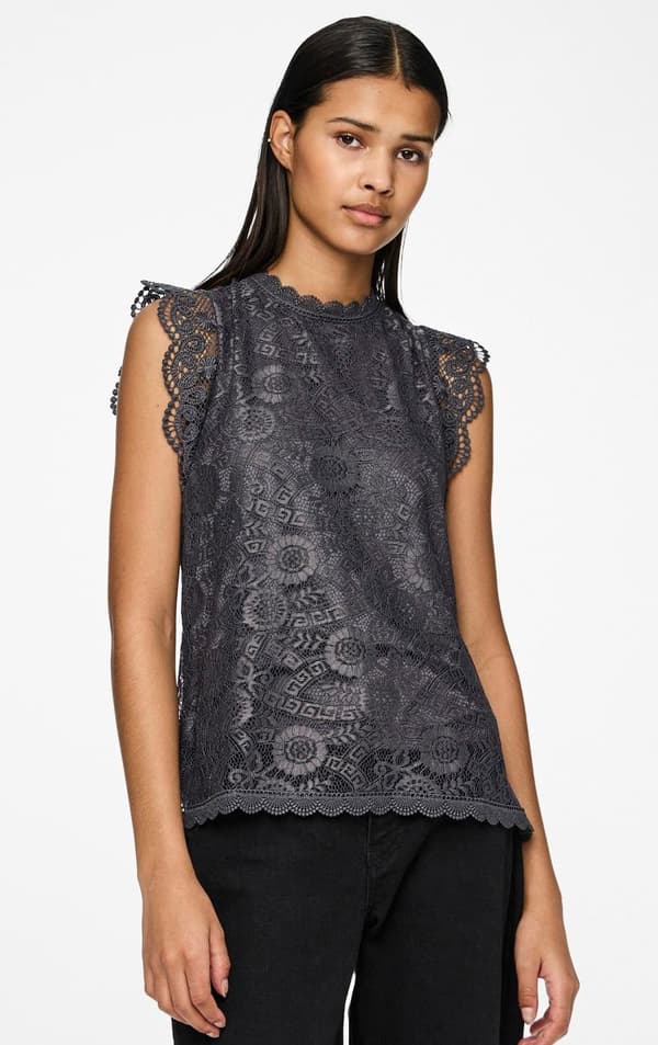 Pieces - pcOlline SL Lace Top
