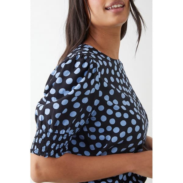 Dorothy Perkins Womens/Ladies Spotted Shirred Hem Blouse