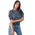 Miniatyrbilde 1 av 4: Dorothy Perkins Womens/Ladies Spotted Shirred Hem Blouse