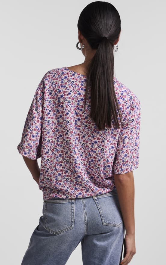 Pieces - pcNya SS Crop Tie Top