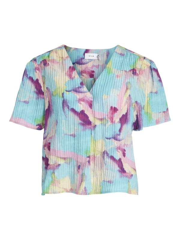 Vila - Viclara Milly V-neck SS Top