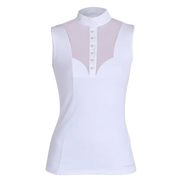 Aubrion Kvinnor/Damer Preston Show Shirt White XL