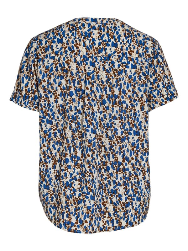 Vila - Vimoashly V-neck SS Top