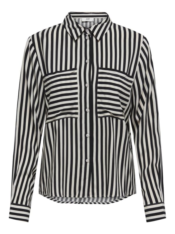Jacqueline - jdyZoe LS Shirt Svart/Ljusbeige XS