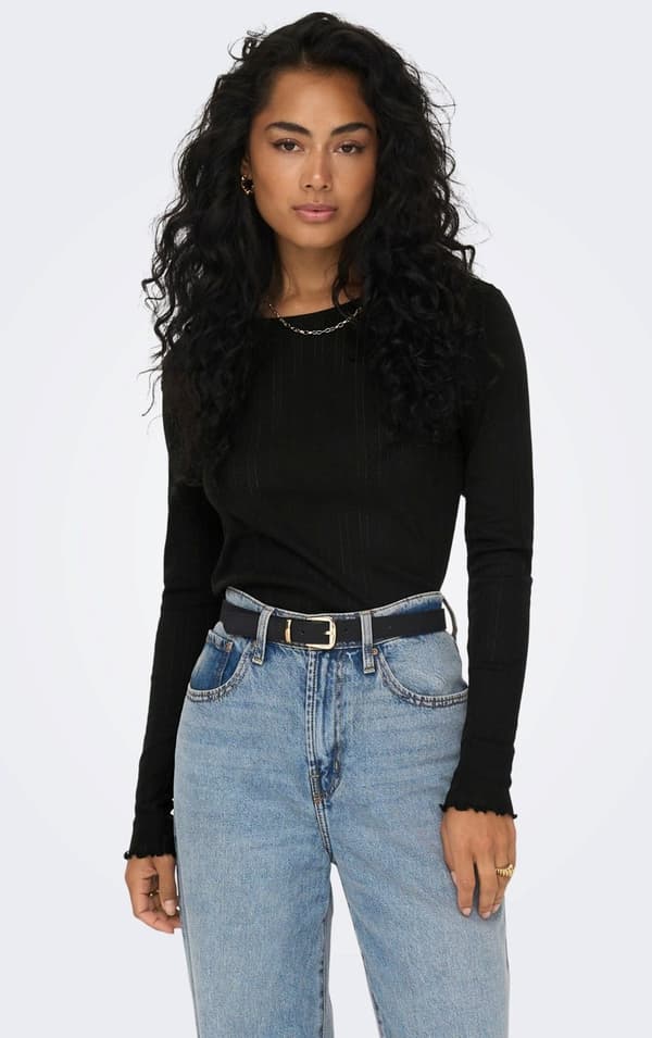 Only - onlCarlotta LS Top Svart XL
