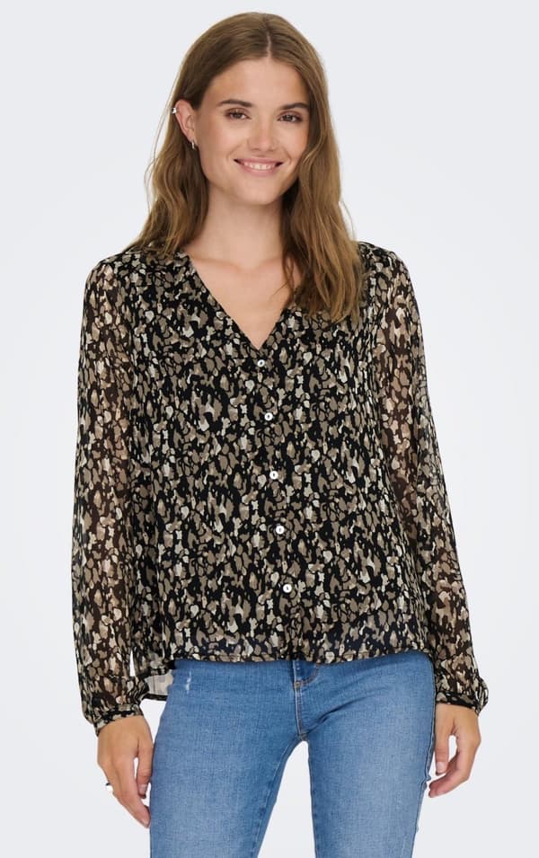 Only - onlLuna LS V-neck Top
