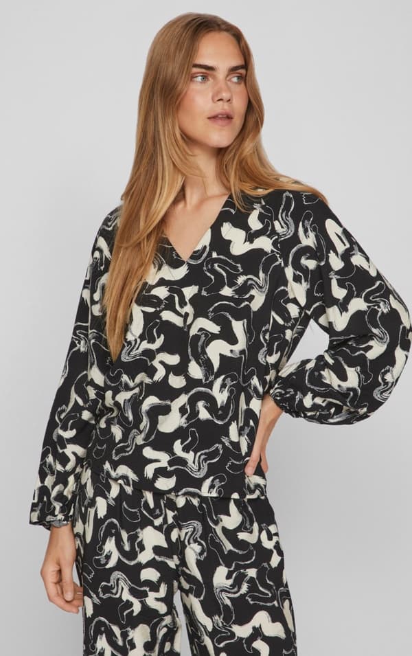 Vila - Vidogma Acy LS V-neck Top