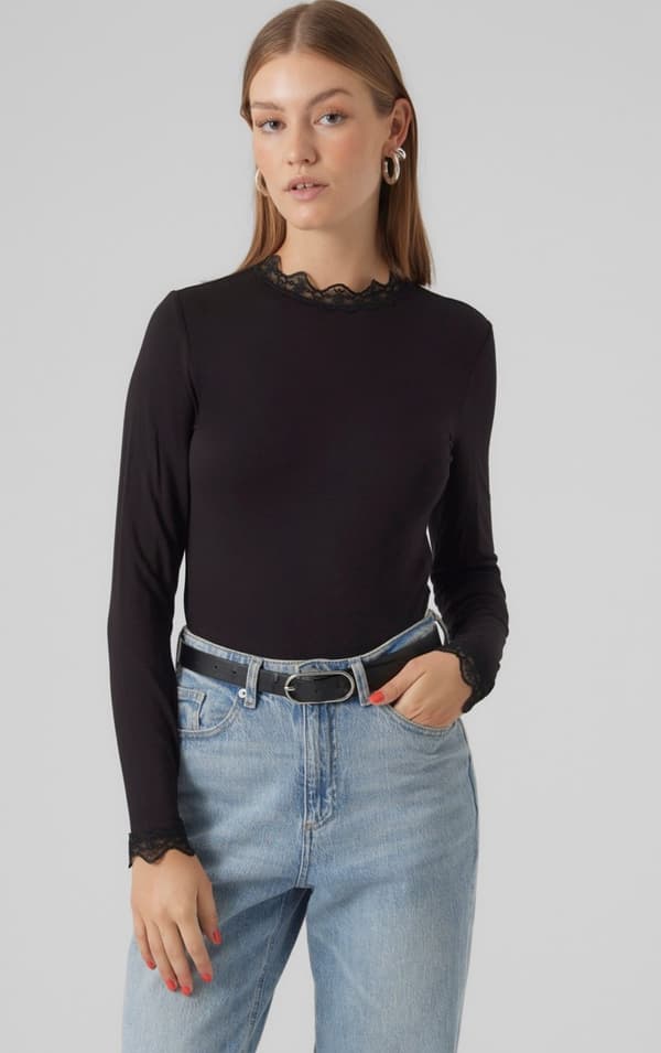 Vero Moda - vmRosa LS Highneck Top