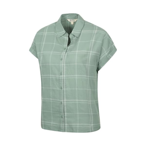 Mountain Warehouse Womens/Ladies Palm Checked Relaxed Fit Shirt
