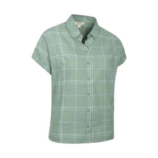 Mountain Warehouse Womens/Ladies Palm Checked Relaxed Fit Shirt