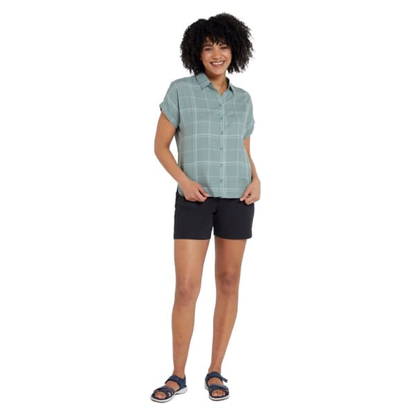 Mountain Warehouse Womens/Ladies Palm Checked Relaxed Fit Shirt