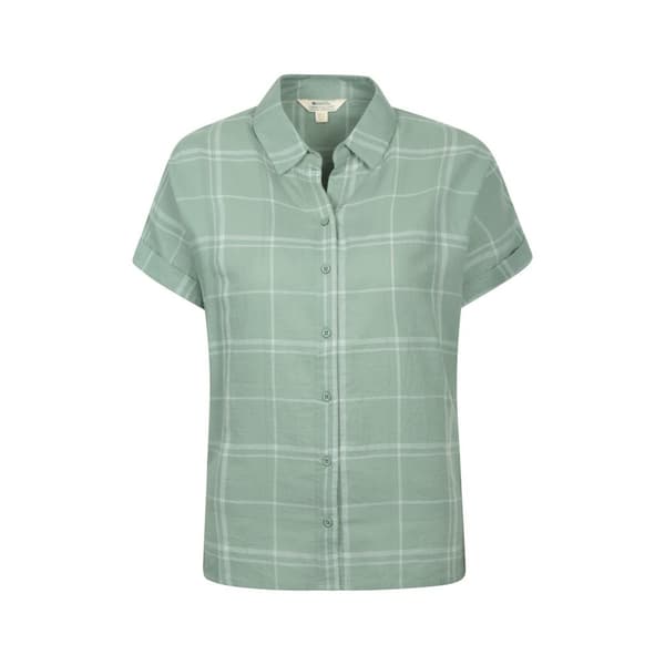 Mountain Warehouse Womens/Ladies Palm Checked Relaxed Fit Shirt
