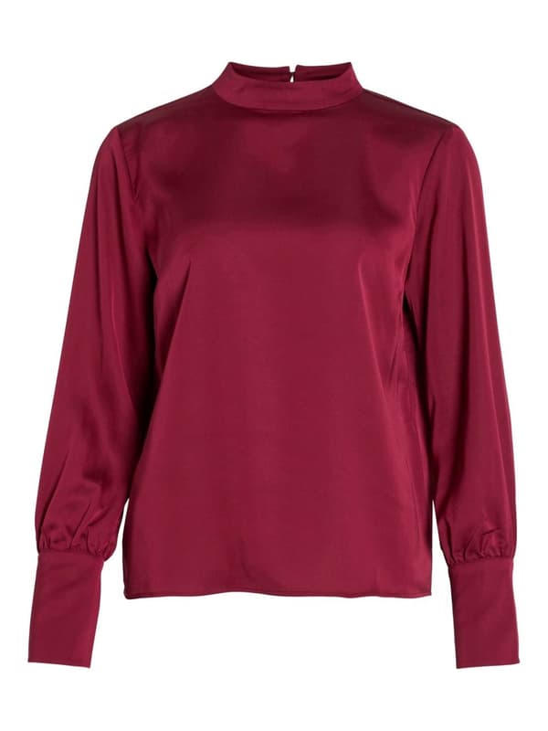 Vila - Viellette Highneck LS Shirt