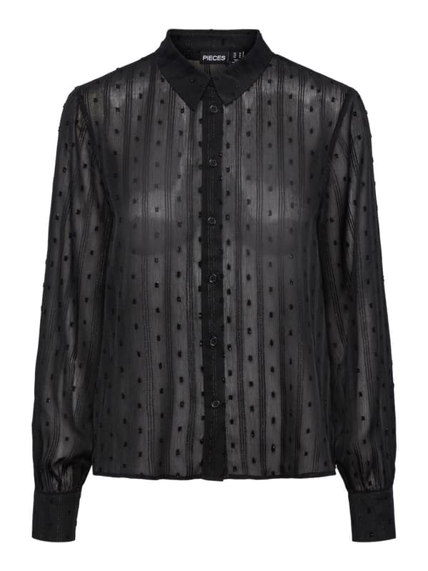Pieces - pcSylla LS Glitter Shirt