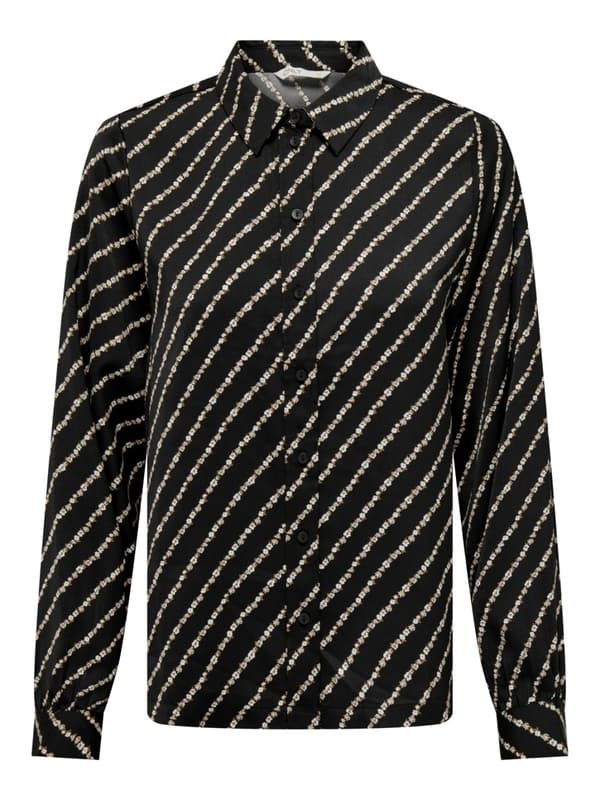 Only - onlThalia LS Shirt Flower Stripe Print
