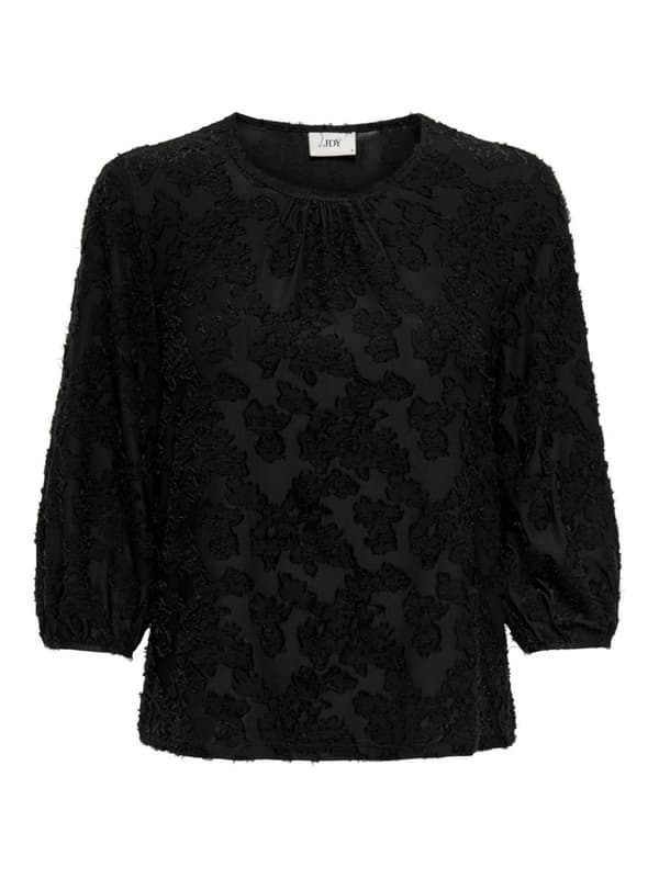 Jacqueline - jdyTriss 3/4 Flower Top Svart M