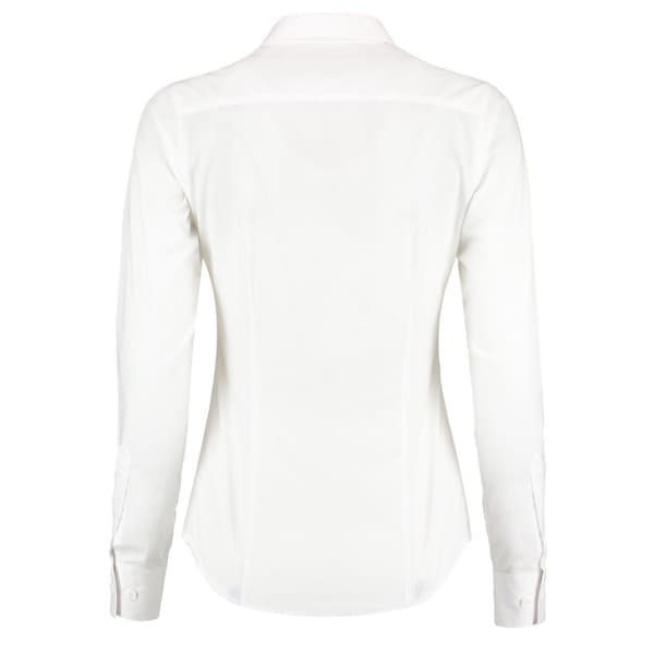 Kustom Kit Womens/Ladies Poplin Tailored Long-Sleeved Shirt