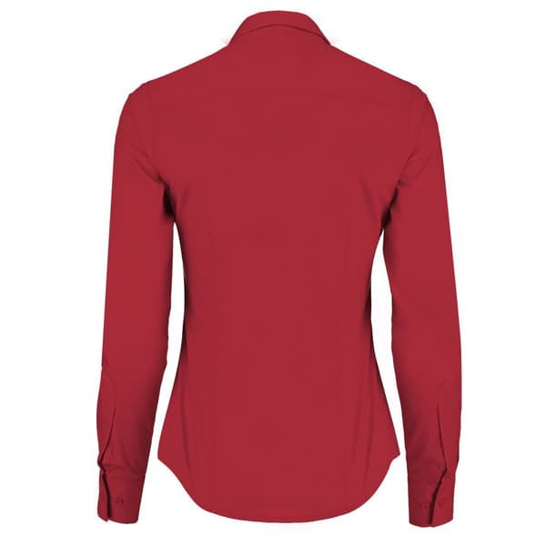 Kustom Kit Womens/Ladies Poplin Tailored Long-Sleeved Shirt