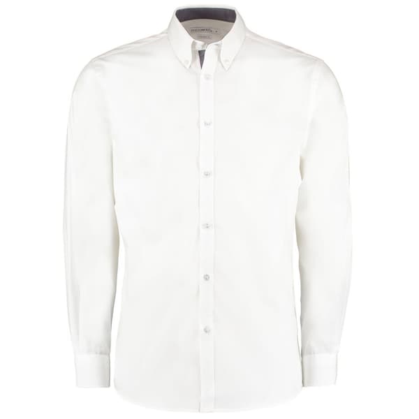 Kustom Kit Womens/Ladies Poplin Tailored Long-Sleeved Shirt
