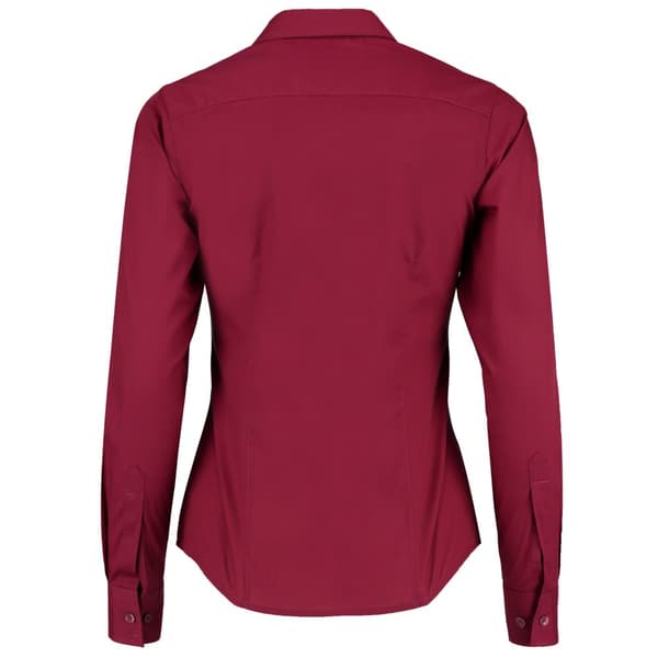 Kustom Kit Womens/Ladies Poplin Tailored Long-Sleeved Shirt
