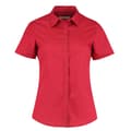 Miniatyrbilde 1 av 2: Kustom Kit Womens/Ladies Poplin Tailored Short-Sleeved Shirt
