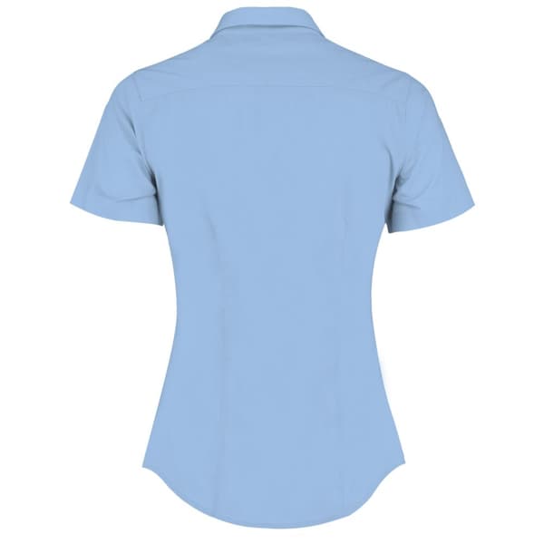 Kustom Kit Womens/Ladies Poplin Tailored Short-Sleeved Shirt