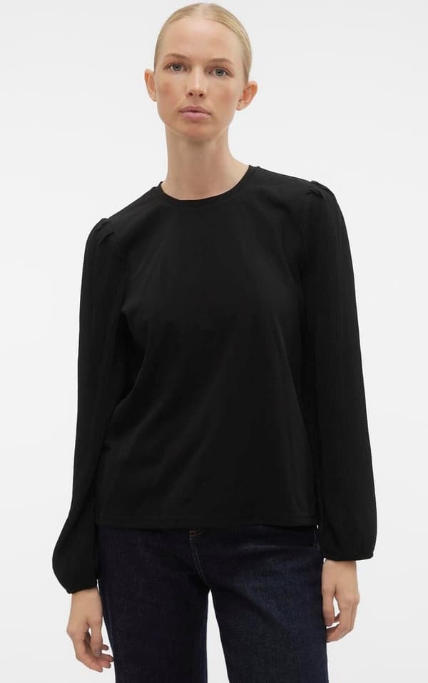 Vero Moda - vmRith LS Top Svart S