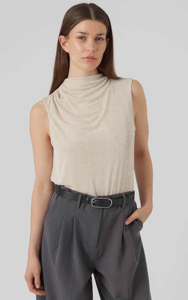 Vero Moda - vmNara SL Top Beige XS