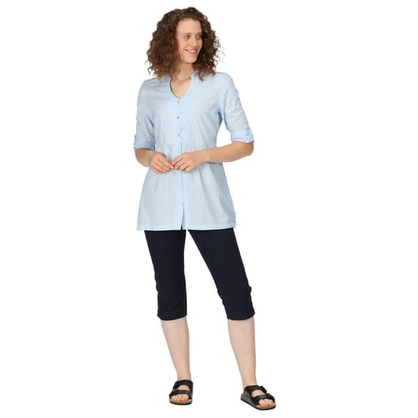 Regatta Womens/Ladies Nemora Ticking Stripe Cotton Blouse